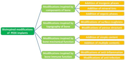 Bioinspired Modifications of PEEK Implants for Bone Tissue Engineering